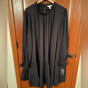 Nine West Black Long Sleeve Dress